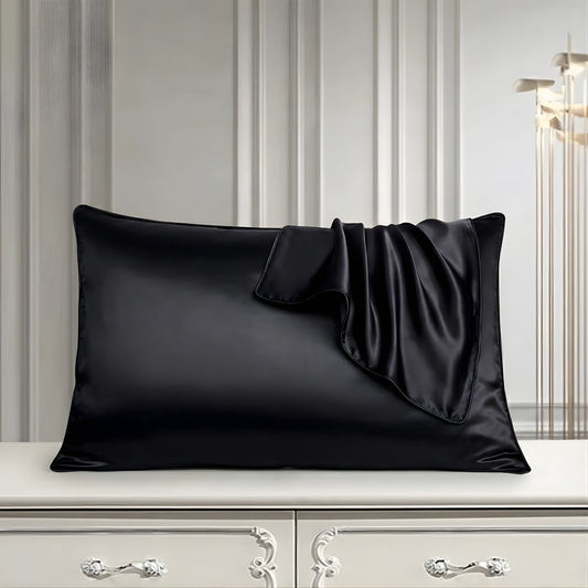 NoirElegance™ 100% Pure Silk Pillowcase (19 Momme)